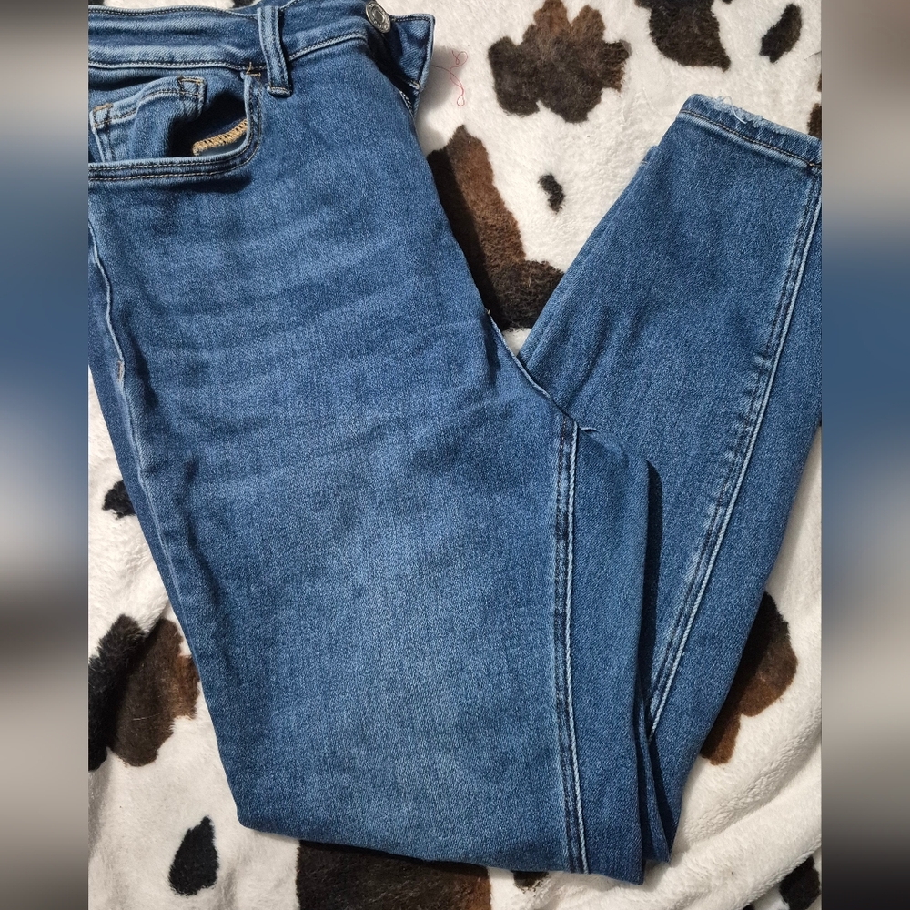 Lovervet Classic Women's Skinny Jeans in Medium Blue